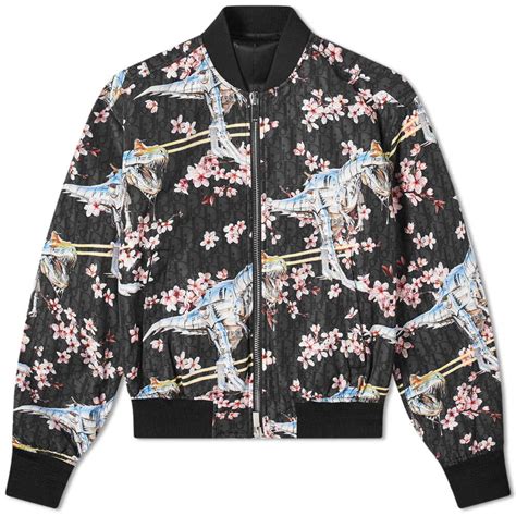 dior homme floral embroidered bomber jacket|dior silk bomber jacket.